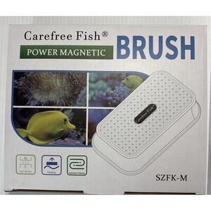 Carefree Fish Power, Magnetic Brush For Glass Tank-NIB